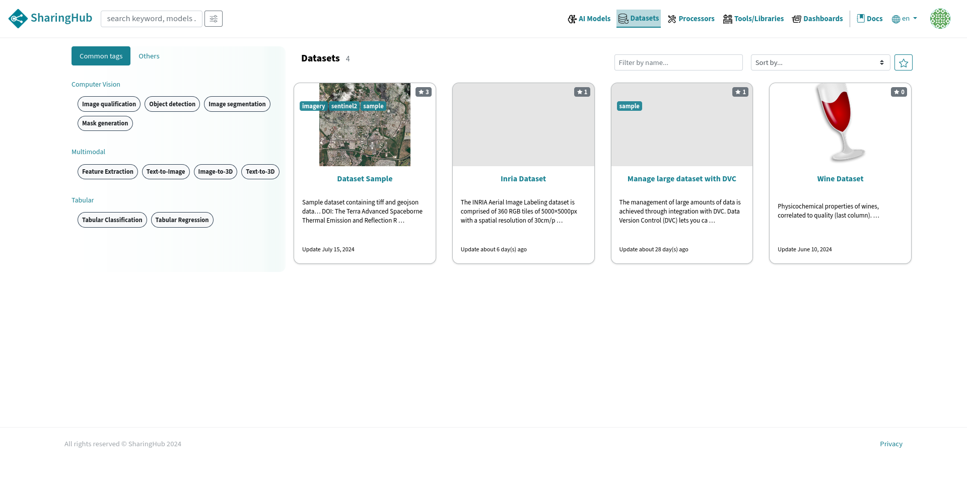dataset category