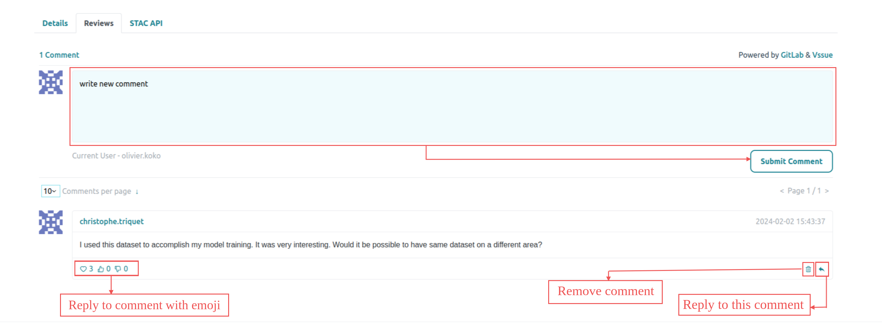Review tab